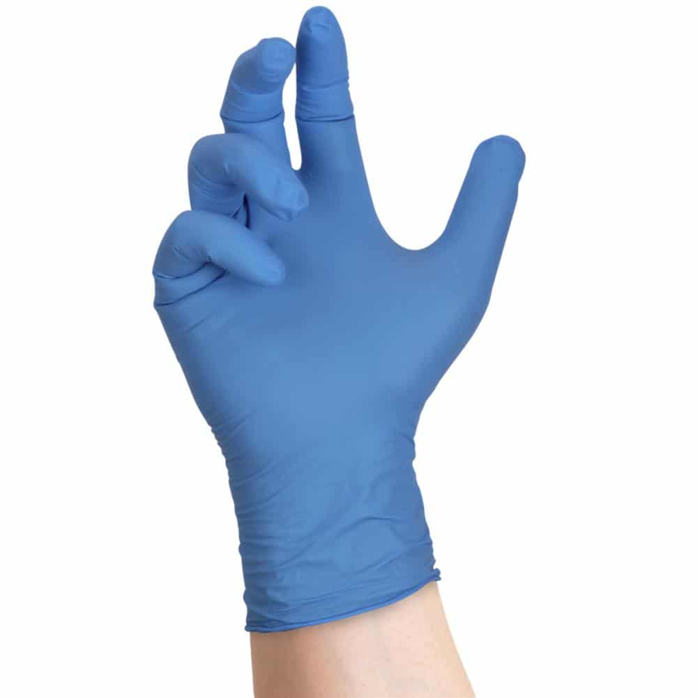 BLN240-Guanti-monouso-in-nitrile-senza-polvere-AQL-10-lung.-24-cm-spess.-010-mm-colore-azzurro-conf-100-pz