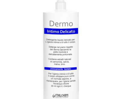 Dermo Detergente liquido ultra delicato per l’igiene intima e di tutto il corpo.