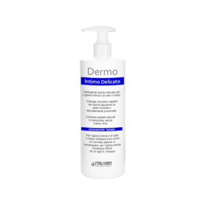 Dermo detergente liquido ultra delicato per l’igiene intima e di tutto il corpo.